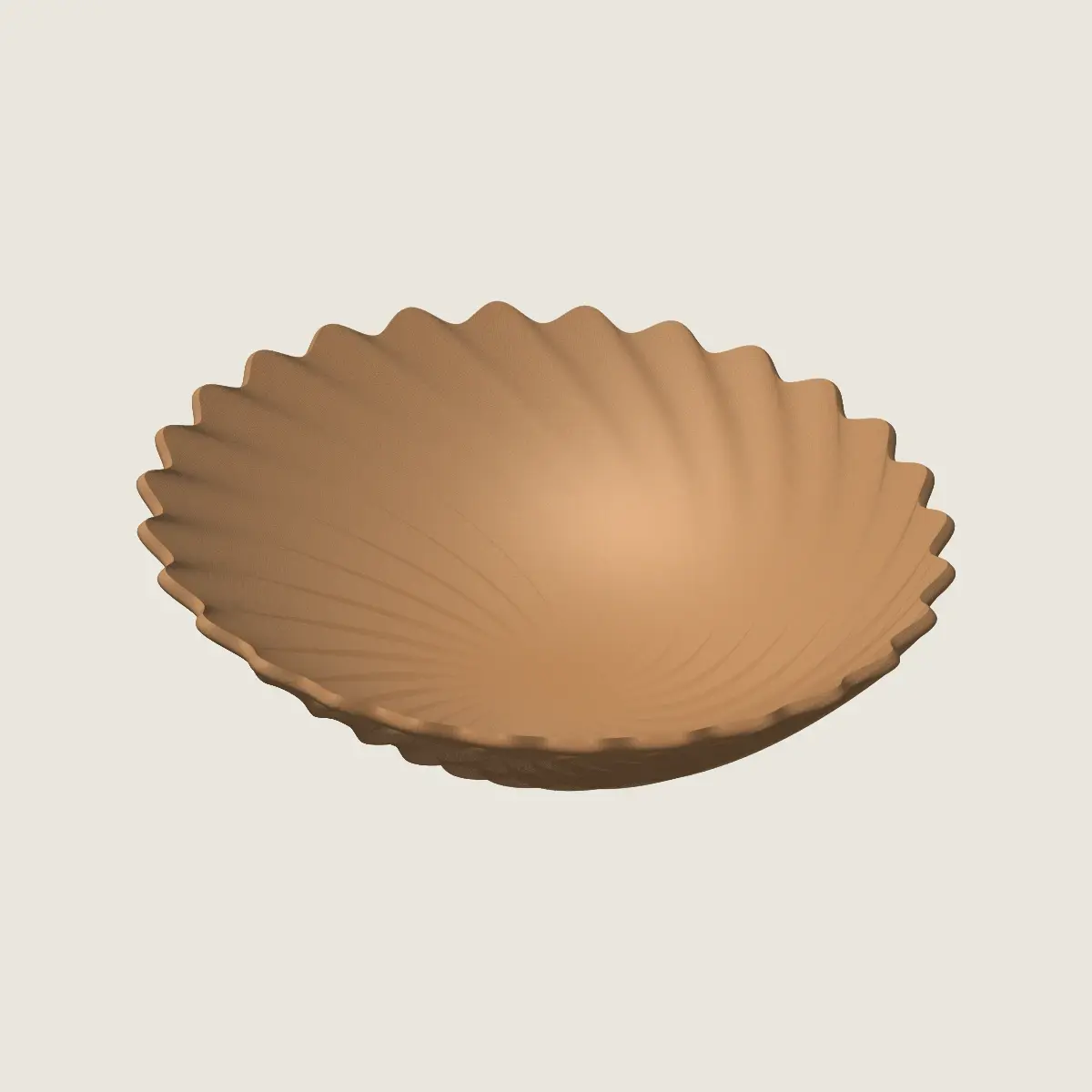 3D-Rendering: Spiral-Schale